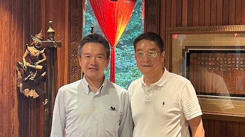 蔡建新總經(jīng)理與4月1日到任的丸紅（上海）有限公司董事長、總經(jīng)理米谷陽一先生會面